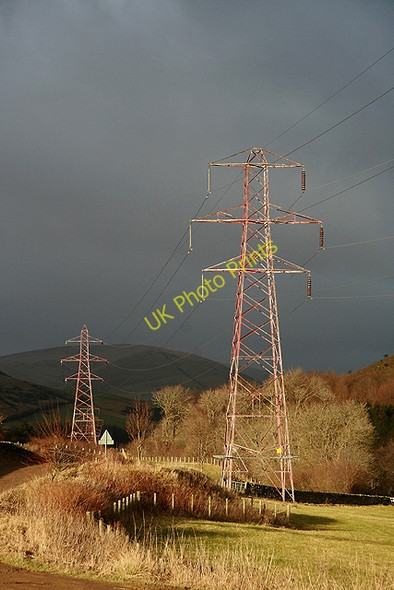 Photo 6"x4" Pylons near Hoghill Arkleton c2011