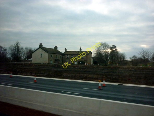 Photo 6"x4" A farm next to the A1 near Carthorpe Burneston c2011