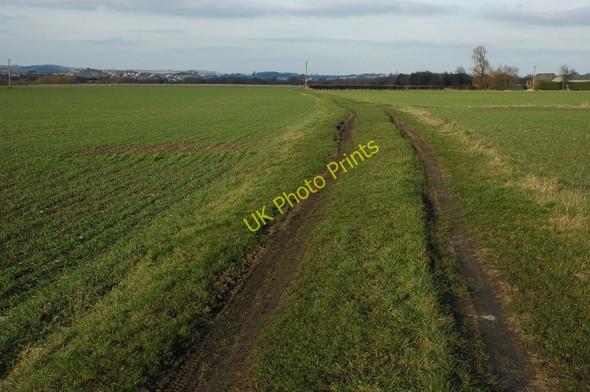 Photo 6"x4" Field track near Hinton on the Green Hinton on the Green c2011