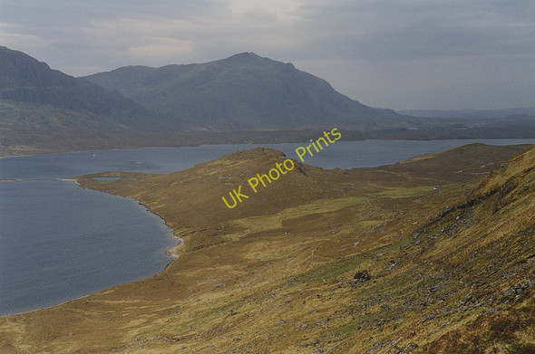 Photo 6"x4" View towards the Fionn Loch Dubh Loch\/NG9876 c1999