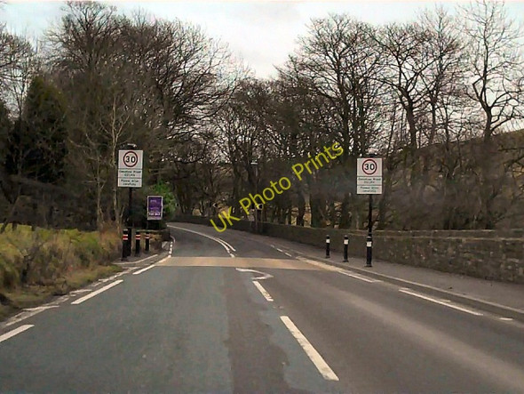 Photo 6"x4" Denshaw Road, Delph Linfitts c2011