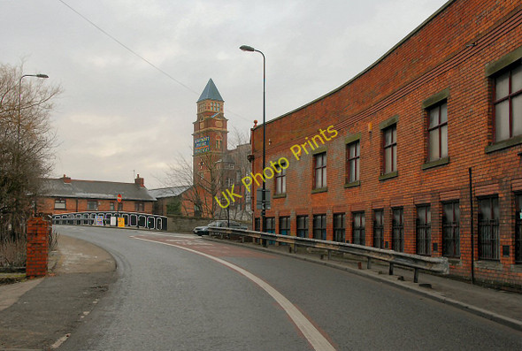 Photo 6"x4" Trencherfield Mill from Pottery Road Wigan c2011