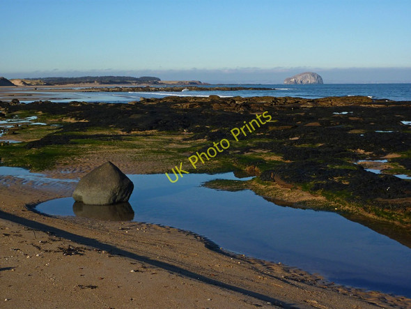 Photo 6"x4" East Lothian coast at Bathan's Strand Tyninghame c2011