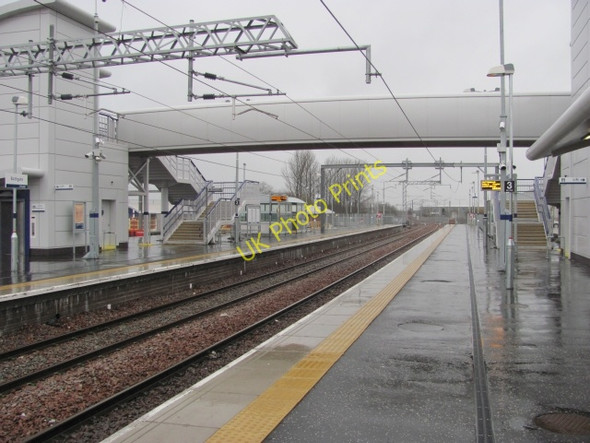 Photo 6"x4" Bathgate railway station Bathgate c2011