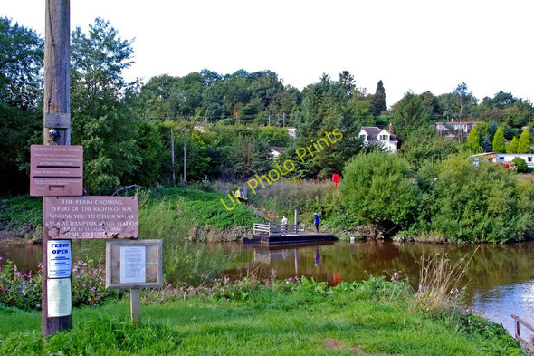 Photo 6"x4" Hampton Loade Ferry (7), River Severn Hampton\/SO7486 c2010