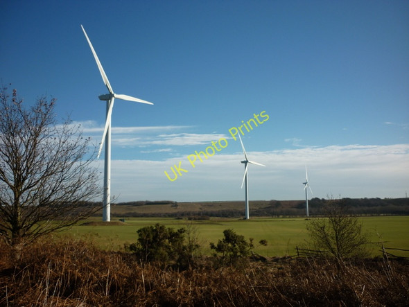 Photo 6"x4" Bagmoor wind farm to the north of Scunthorpe Dragonby c2011
