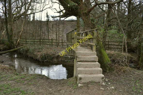 Photo 6"x4" A footbridge over Knowl Water Heanton Punchardon c2011