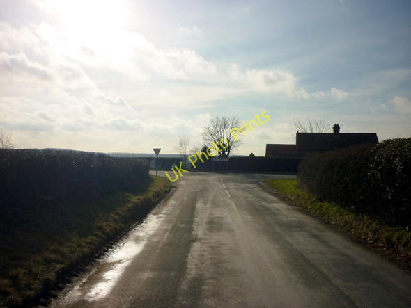 Photo 6"x4" Joining the B1257, Malton to Helmsley Road Oswaldkirk c2011