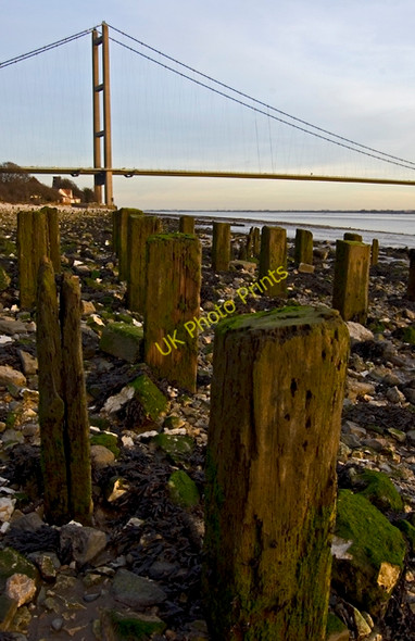 Photo 6"x4" Foreshore and bridge, Hessle Hessle\/TA0326 c2011