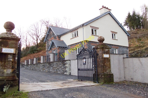Photo 6"x4" Cunsey Lodge and entrance gate High Cunsey c2011