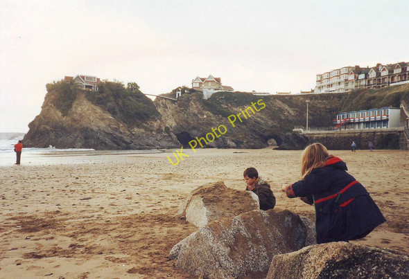 Photo 6"x4" The beach at Newquay Newquay\/SW8161 c1994