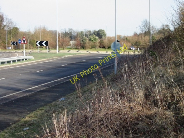Photo 6"x4" Roundabout on the A256 Eastry bypass Betteshanger c2008