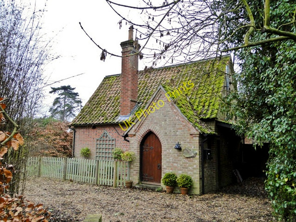 Photo 6"x4" The Old School Thwaite, situated behind the church Thwaite St Mary c2011