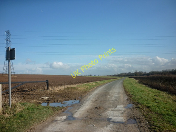 Photo 6"x4" Looking east from the end of Laith Staid Lane Newthorpe\/SE4732 c2011