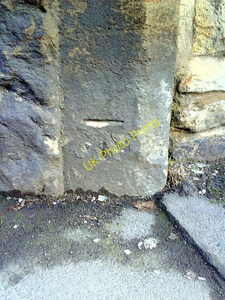 Photo 6"x4" Benchmark on Hill Bridge, Walkley Lane Sheffield\/SK3587 c2011