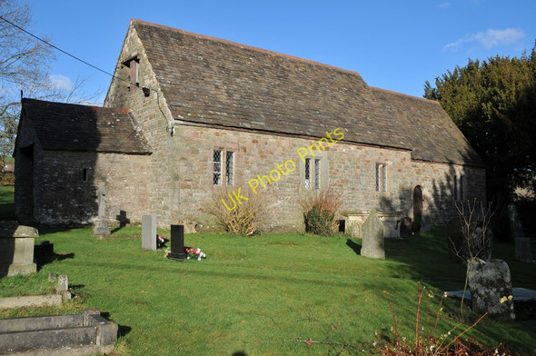 Photo 6"x4" Llandegfedd church Llanddewi Fach c2011