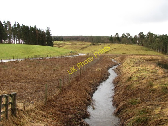 Photo 6"x4" Burn near Dolphinton Dolphinton c2011