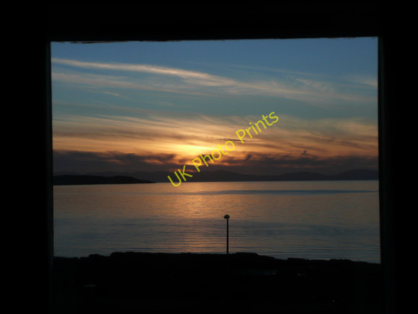 Photo 6"x4" Sunset over Skye Auchtercairn c2011