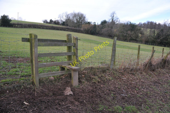 Photo 6"x4" Stile on footpath to Pen-y-parc Ton\/ST3696 c2011