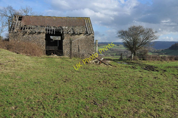 Photo 6"x4" Old barn near Prescoed Usk\/Brynbuga c2011