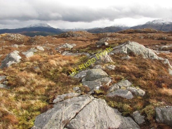 Photo 6"x4" Summit plateau, Beinn a' Chaoinich Beinn a' Chaoinich c2011
