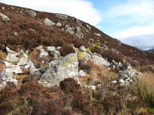 Photo 6"x4" Ruined enclosure Creag Ghlas\/NG8617 c2011