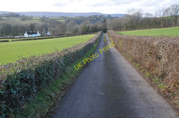 Photo 6"x4" View to Llanndegfedd Llanddewi Fach c2011