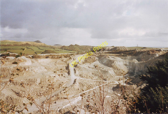 Photo 6"x4" China clay workings near Whitemoor, Cornwall Coldvreath c1994