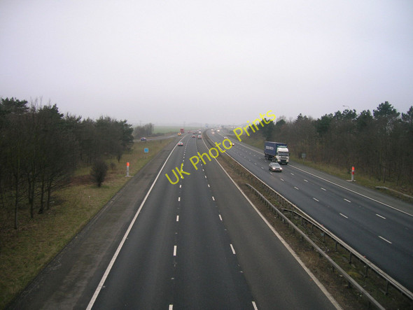 Photo 6"x4" M62 westbound Goole c2011