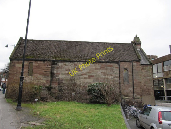 Photo 6"x4" Church by the college Worcester c2011