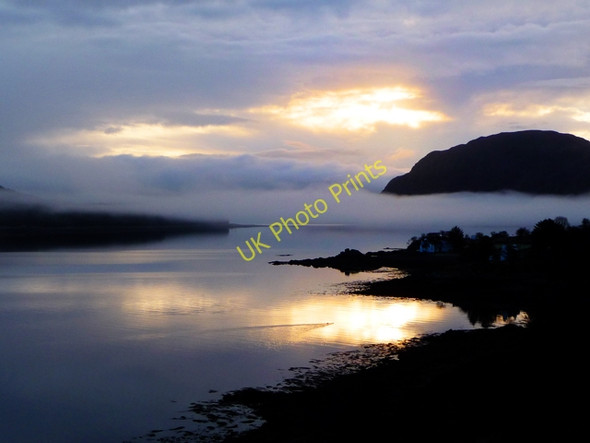 Photo 6"x4" Morning on Loch na Cairidh Dunan\/An D\u00f9nan c2011