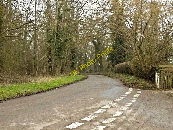 Photo 6"x4" The road to Rendham at Pipney Hill Rendham c2011