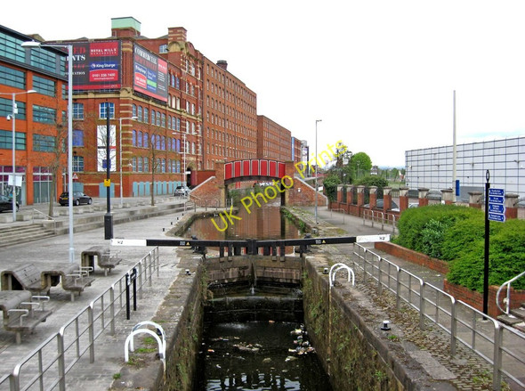 Photo 6"x4" Rochdale Canal & Lock No. 82, near Great Ancoats Street Manchester c2010