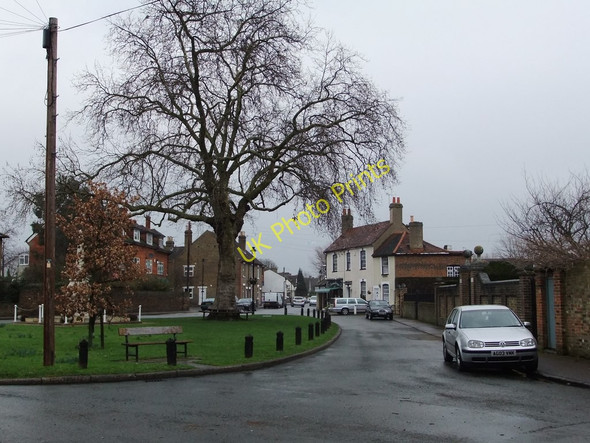 Photo 6"x4" Stanwell village green, looking east Stanwell c2011