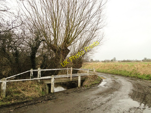Photo 6"x4" Road bridge over the River Alde and footbridge Bruisyard c2011