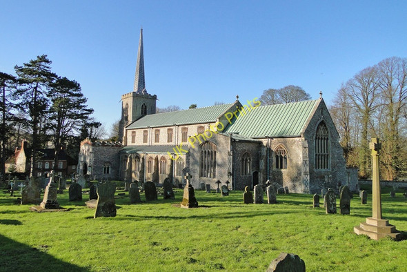 Photo 6"x4" Little Walsingham St Mary's church Little Walsingham c2010