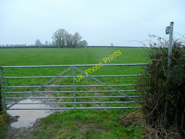 Photo 6"x4" Footpath north to Tibberton Tibberton\/SO7621 c2011