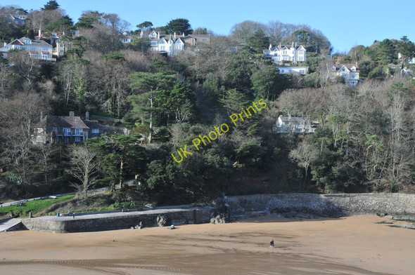 Photo 6"x4" Houses overlooking South Sands Salcombe c2011