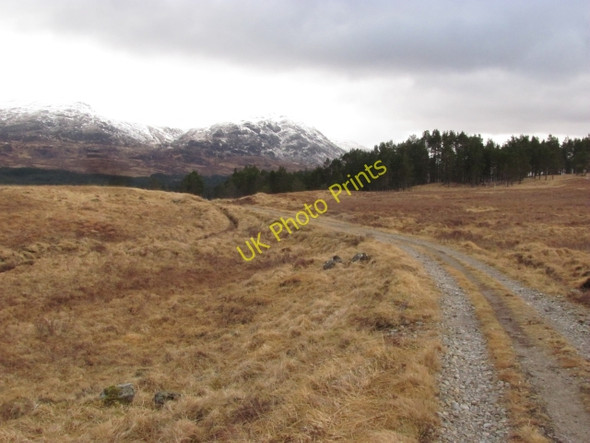 Photo 6"x4" Road to Lochan na h-Earba Torgulbin c2011
