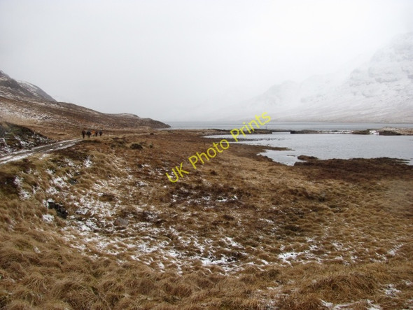 Photo 6"x4" West end of Lochan na h-Earba Torgulbin c2011