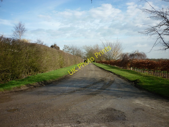 Photo 6"x4" The road to Pepperdale Farm Howsham\/TA0404 c2011