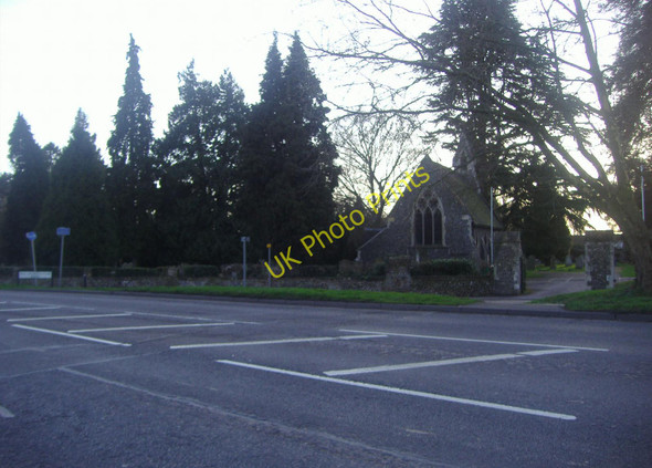 Photo 6"x4" Cemetery entrance on Chorleywood Road Rickmansworth c2011