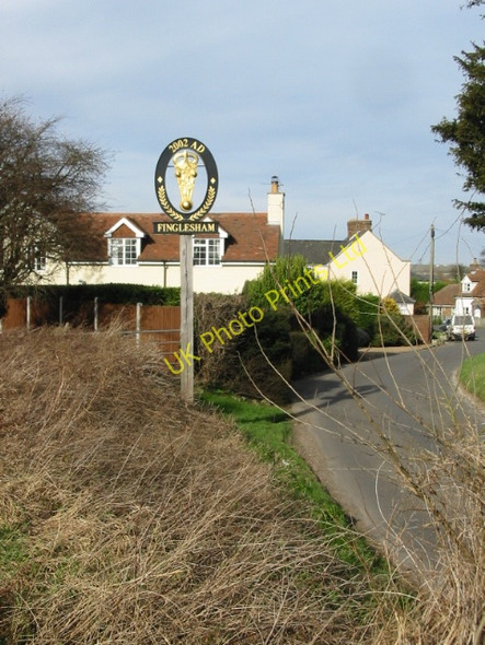 Photo 6"x4" The Street, Finglesham Finglesham c2008