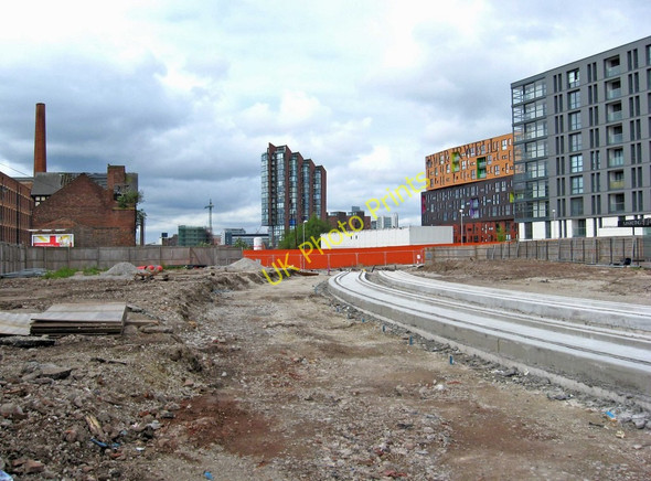 Photo 6"x4" Manchester Metrolink construction near Pollard Street Manchester c2010