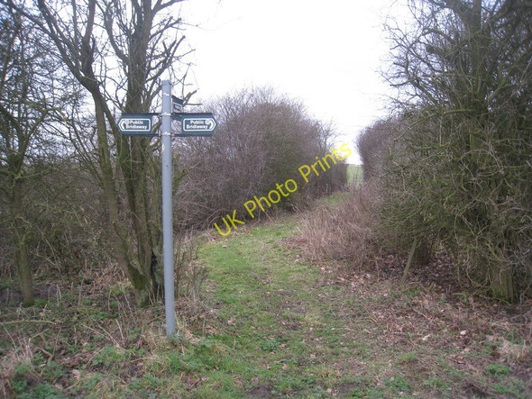 Photo 6"x4" Junction of bridleways near Wood Langham Legsby c2011