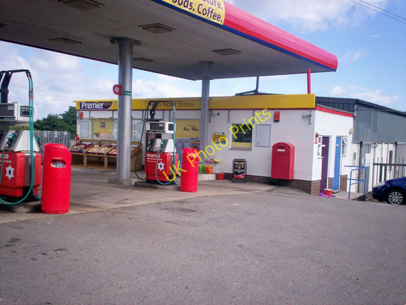 Photo 6"x4" Llanteg Garage with new shop Llanteg c2010