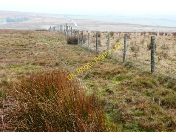 Photo 6"x4" The pipeline fence Abertillery\/Abertyleri c2008