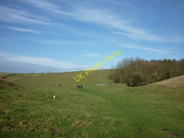 Photo 6"x4" Walking down Cottam Well Dale Langtoft\/TA0166 c2011