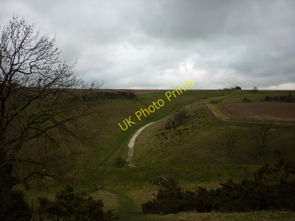 Photo 6"x4" Looking north from Cow Wold Thixendale c2011