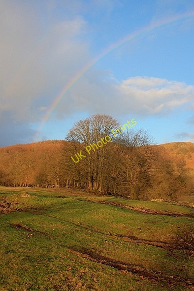 Photo 6"x4" Rainbow Over Chapel House Plantation Seatle c2011